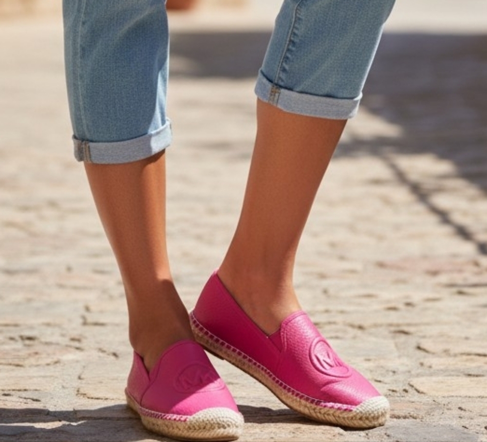 Michael Kors Pink Espadrille Shoes - Picture 3 of 8